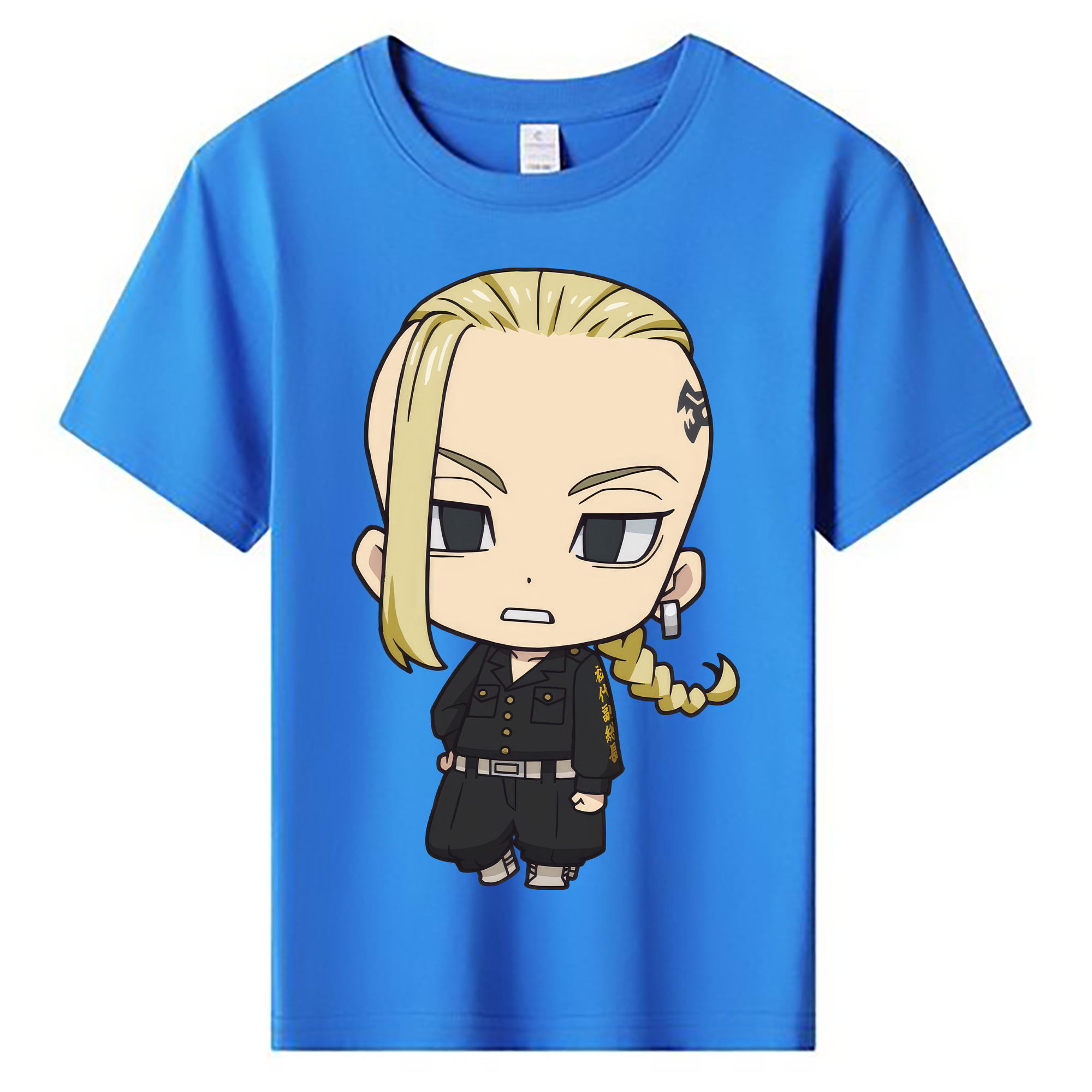 （画像用） 東京リベンジャーズ Tokyo Revengers 綿100％キッズTシャツ（フロントプリント）